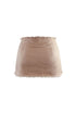 Pink Drink Pleated Denim Mini Skirt
